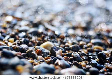 Similar – Stone beach in Brighton, England