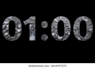 Pebble Time: A Textural 01:00 Display