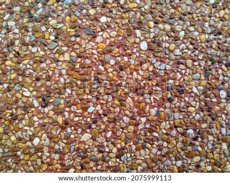 pebble wall background, stone texture
