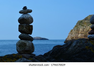 Pebbles And Rocks At Llanbadrig.