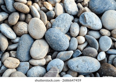 Pebbles stone or river stone  background.