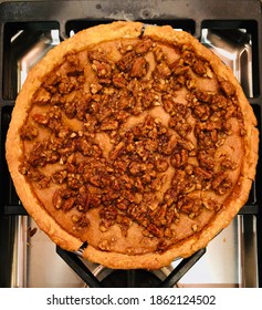 Pecan Pumpkin Pie Thanksgiving Dish