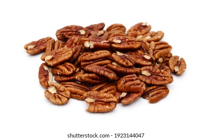 Pecans Isolated On White Background