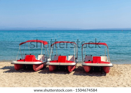 Similar – pedal boats