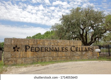 Pedernales Cellars Is Wine Tasting Room And Vineyard Located Along The Highway 290 Texas Wine Trail Between Fredericksburg And Johnson City - Stonewall, Texas, USA - April 25, 2020