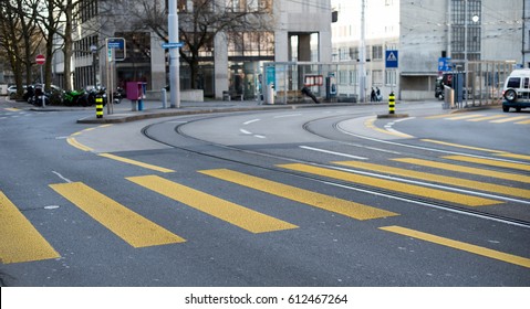 Pedestrian crossing in the city