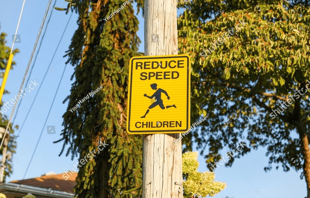 Pedestrian Sign Signifies Safety, Crosswalks, And Shared Public Spaces ...