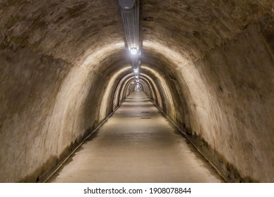 Pedestrian Tunnel Gric In Zagreb, Croatia