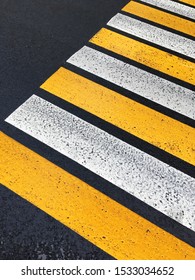 Pedestrian Zebra Crossing Road Markings On Stock Photo 1533034652 ...