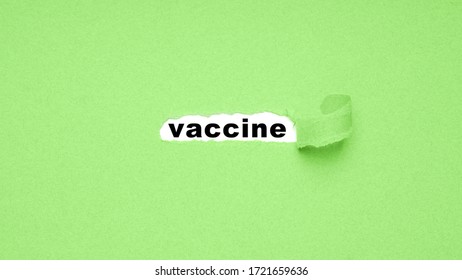 Peel Away Paper To Discover Vaccine - Abstract Concept For Medical Research