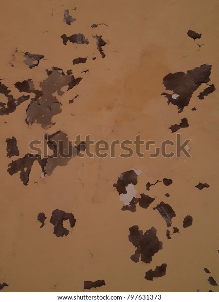 Peel Off Paint Concrete Ceiling Stock Photo Edit Now 797631373
