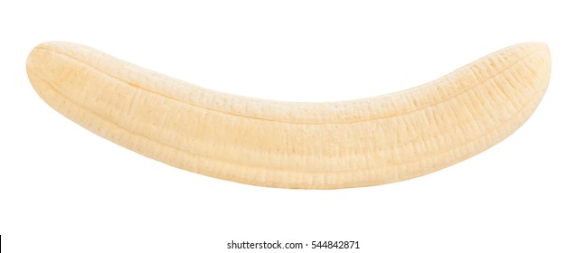 Peeled Banana Isolated