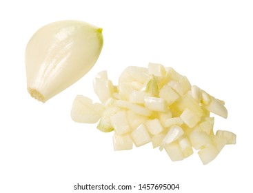 Peeled And Chopped Garlic Cloves