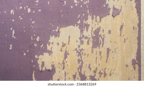 peeled from an old brown paint - Shutterstock ID 2368813269
