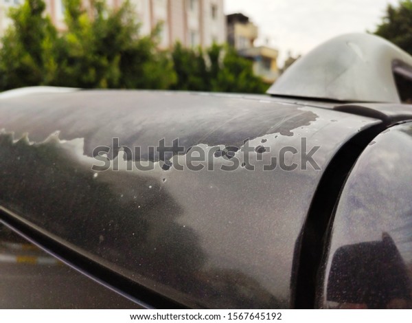 Peeling of car paint and\
varnish