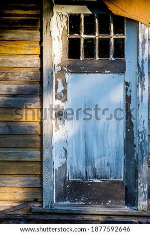 Similar – Image, Stock Photo paint it black? Door