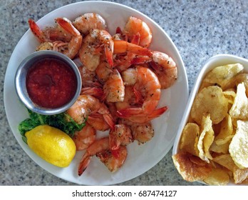 Peel'n Eat Shrimp With Kettle Chips