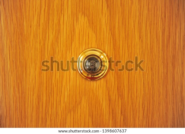 Peephole Front Door House Stock Photo Edit Now 1398607637