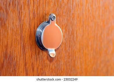 door with peep hole