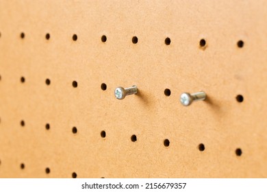 Peg Board Texture Close Up