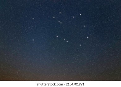 Pegasus Star Constellation, Night Sky, Cluster Of Stars, Deep Space, Winged Horse Constellation