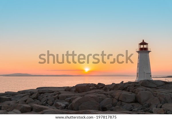 Peggys Coves Lighthouse Sunset Nova Scotia Stock Photo Edit Now 197817875 peggys-coves-lighthouse-sunset-nova-scotia-stock-photo-edit-now-197817875