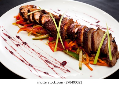 Pekin Duck With Vegetables