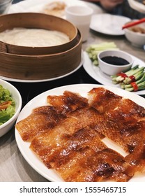 Peking Duck Chinese Pancakes With Sauce From Thailand