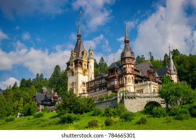 Peles Castle In Sinaia, Romania