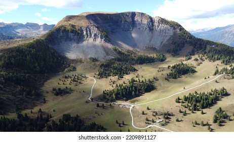 Peller Mountain Aerial View, Non Valley, Trentino, Italy