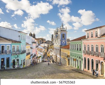 Pelourinho In Salvador Da Bahia, Brazil