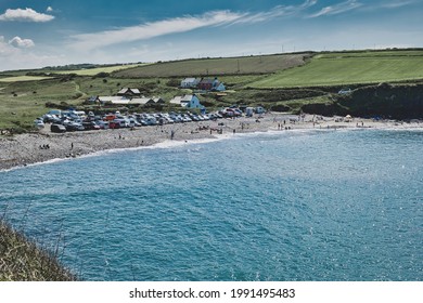 Pembrokeshire Coast, Sandy Beach, Car Park 01-06-2021 Wales,uk.