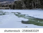 Pemigewasset River in the winter