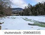 Pemigewasset River in the winter