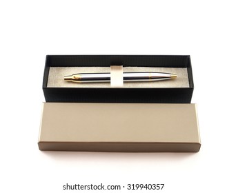 The Pen In Box Of Isolated