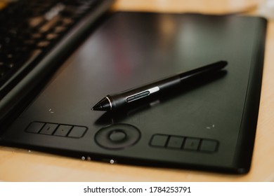 pen for graphics tablet close up - Powered by Shutterstock