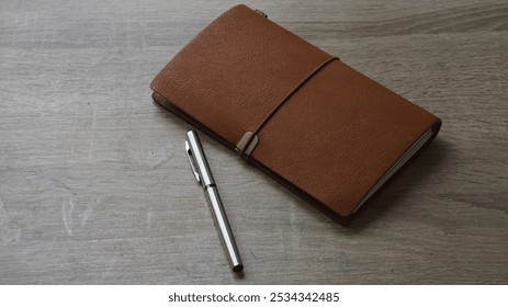 Pen and notebook for work