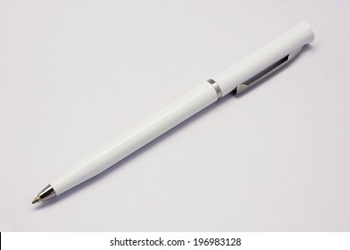 Pen On A White Background