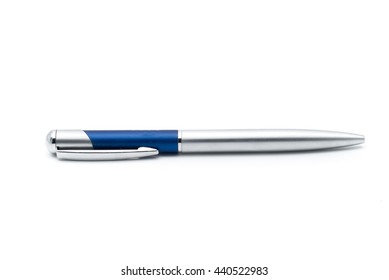 Pen On White Background.