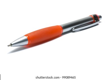 Pen On A White Background