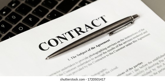 Contract document Images, Stock Photos & Vectors | Shutterstock