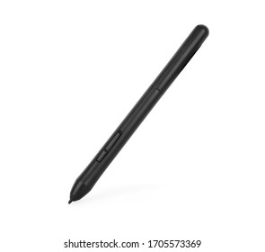 Pen tablet on white background.