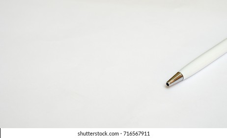 Pen with white background