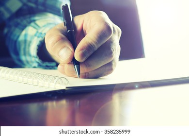 Pen Writing Hand Student