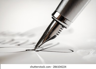 Pen, Writing, Letter.