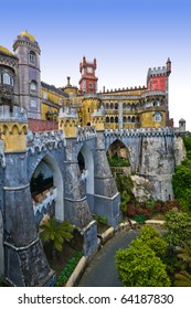 The Pena Castle In Sintra, Portugal