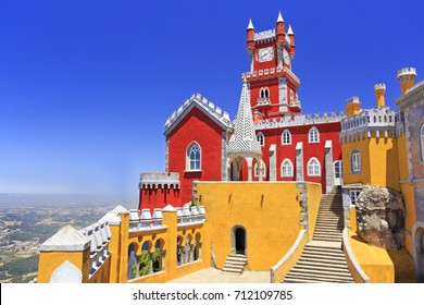 Pena Palace In Sintra, Portugal