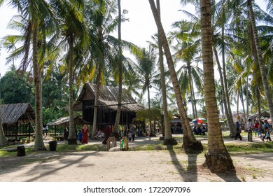 Penaga, Penang/Malaysia - Mar 15 2020: Eco Tourism At Coconut Farm