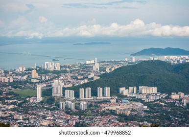 Penang City View From Penang Hill