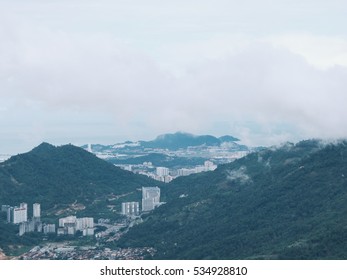 Penang City View From The Hill